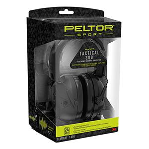Electronic Hearing Protector TAC300-OTH NRR Peltor 3M Sport Tactical 300 24db 